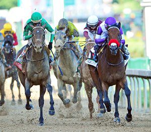 Nyquist, who won the Kentucky Derby, drew post 3 in Saturday's Preakness