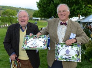 William Backer (left) with Wayne Chatfield-Taylor (right) at the 2015 VTA Awards Reception.