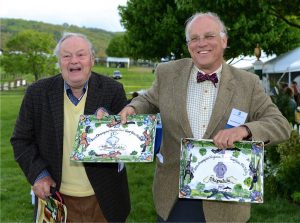 William Backer (left) with Wayne Chatfield-Taylor (right) at the 2015 VTA Awards Reception. 