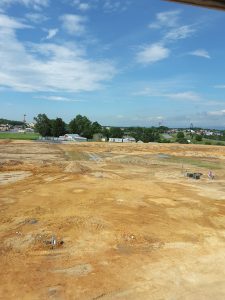 The track in Woodstock is a half mile oval and will be 65 feet wide.