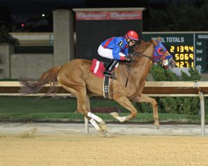 Really Boppin earned his 6th "in the money" finish in 8 starts this year Aug. 6 at Charles Town. Photo from Coady Photography.