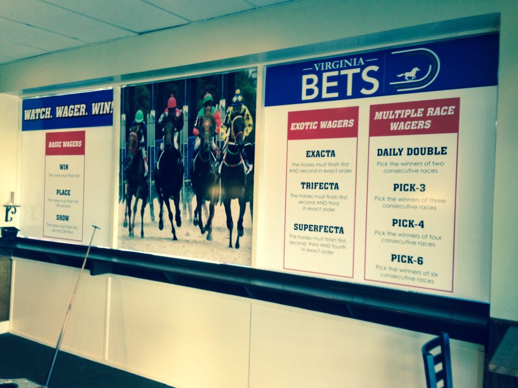 The Off Track Betting Centers that the Virginia Equine Alliance will open are called "Virginia Bets"