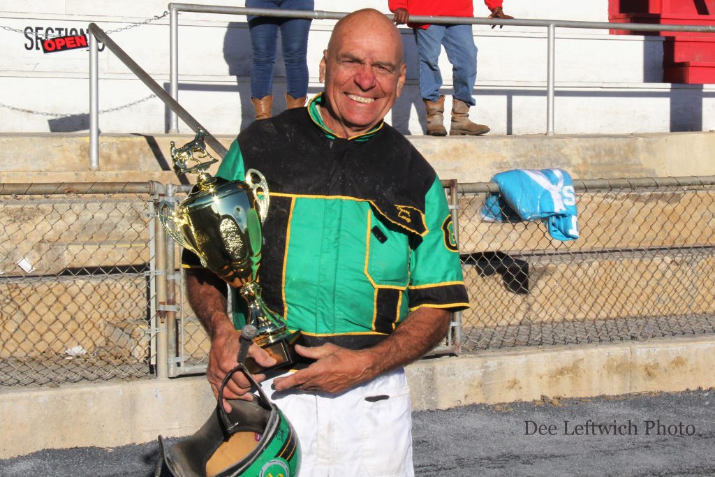 Leading trainer Gerry Longo drove all of his stable's horses en route to top trainer honors. photo by Dee Leftwich. 