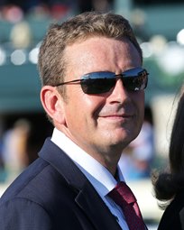 Trainer Arnaud Delacour's No Dozing Will Start In Saturday's Sam Davis Stakes at Tampa. photo by Coady Photography.