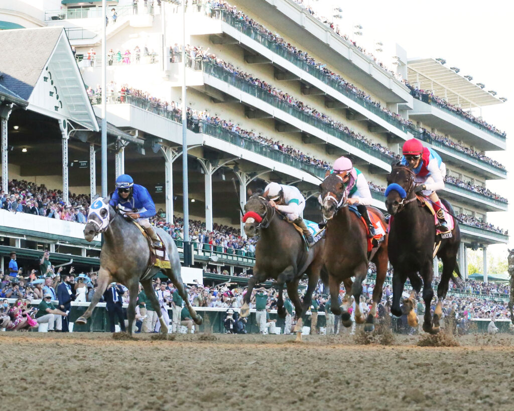 This image has an empty alt attribute; its file name is MEDINA-SPIRIT-The-Kentucky-Derby-G1-147th-Running-05-01-21-R12-CD-Under-Rail-01-1024x819.jpg